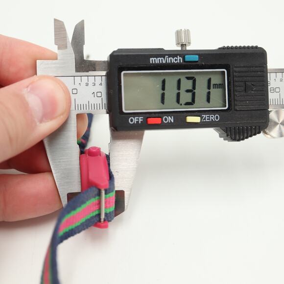 Nixon The Small Time Teller Pink Multicolor 26mm Watch Nylon Strap w New Battery - Picture 3 of 14